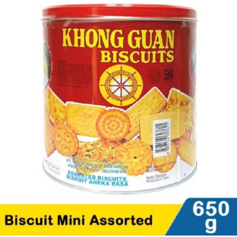 

Khong Guan Biskuit Assorted Kaleng Kemasan 650 gr