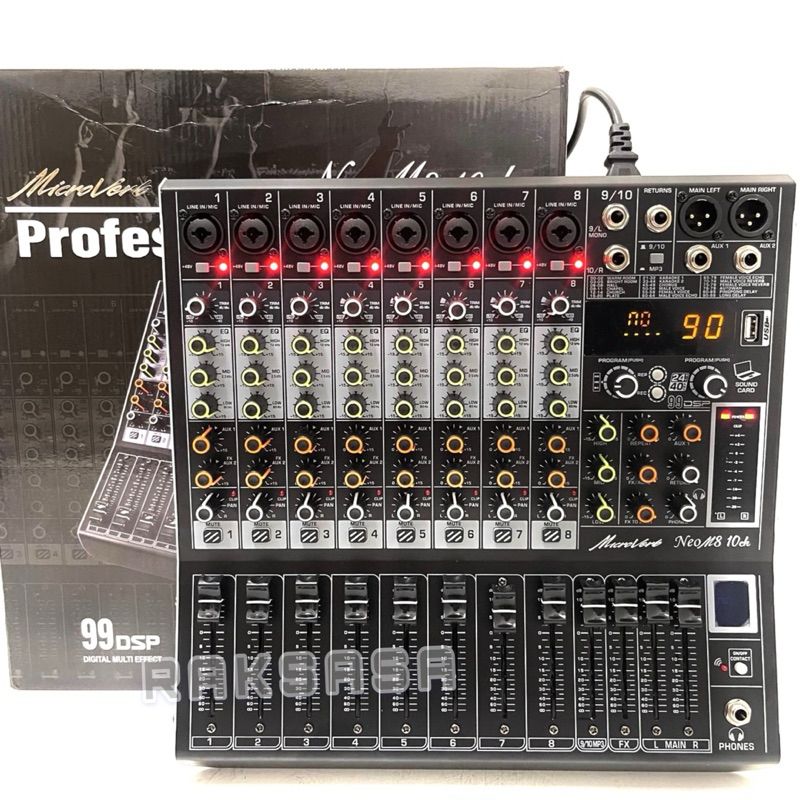 Mixer Microverb Neo M8 Original microverb neo m8 channel