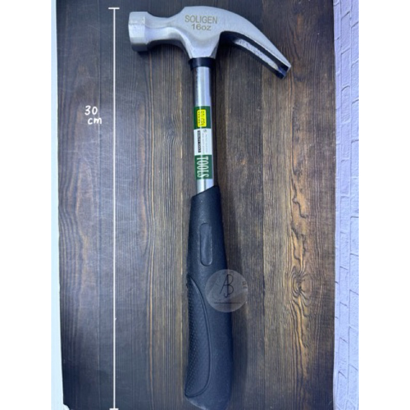 Palu Kambing Soligen Gagang Besi 16Oz (0.50Lbs) / Palu Kambing Soligen Gagang Besi Karet 16Oz