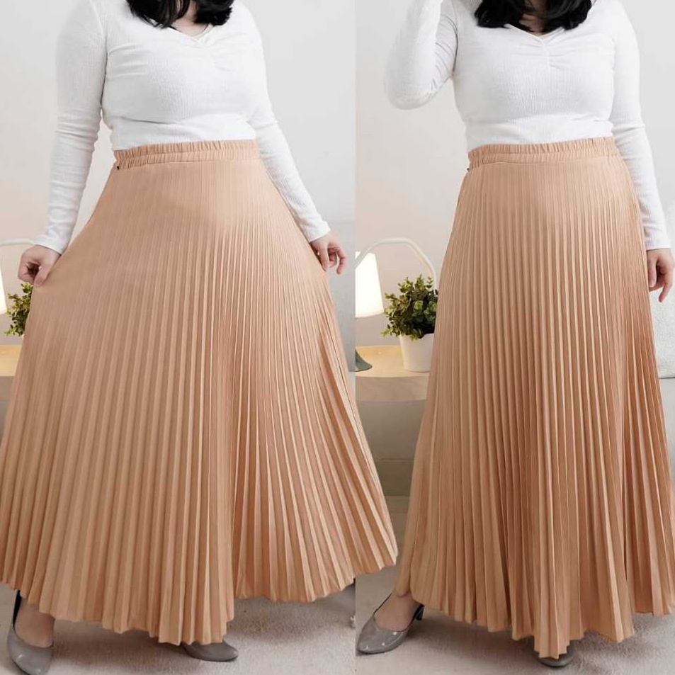 Rok Plisket Payung Jumbo  Rok Payung Jumbo  Rok Payung  Rok Jumbo