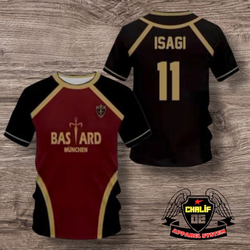 Jersey Futsal dan Football anime replika VL Bastard Munchen