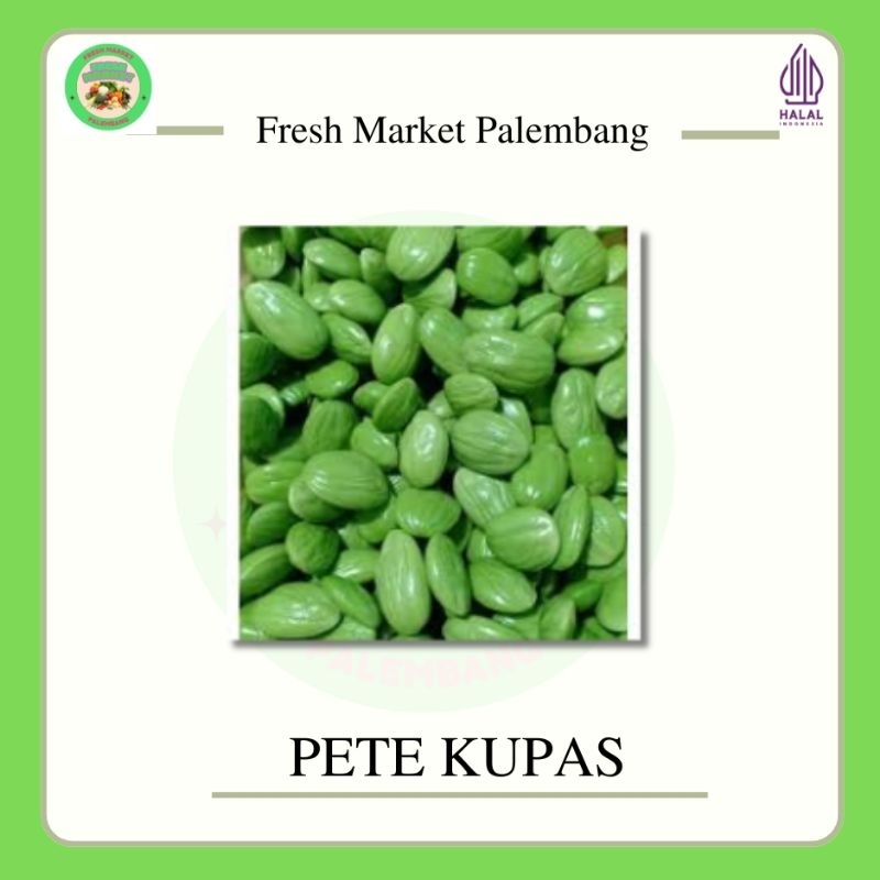 

Pete kupas -Fresh Market Palembang-