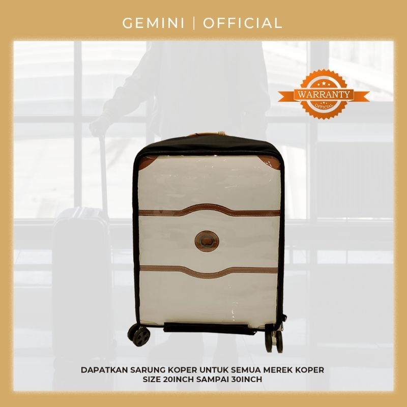 cover koper delsey/sarung koper delsey/cover koper/sarung koper/pelindung koper/cover Luggage