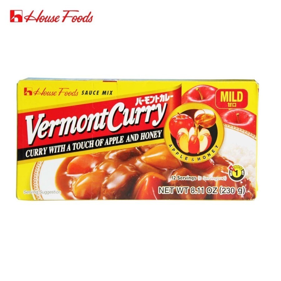 

HOUSE Foods Vermont Curry Mild/Bumbu Kari Instan Mild 230gr