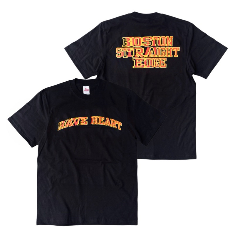 kaos band HAVE HEART - BOSTON STRAIGHT EDGE (black)
