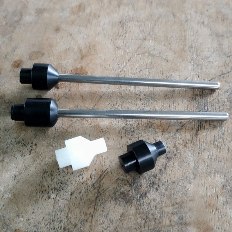pentil Valve as 3mm ,3,5 dan 4mm teflon hitam putih / pentil Pcp model drat kokoh dan kuat