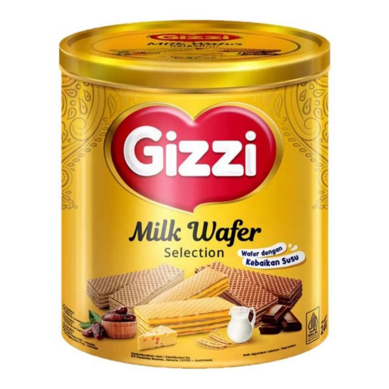 

Gizzi Milk Wafer Selection Kaleng 240g