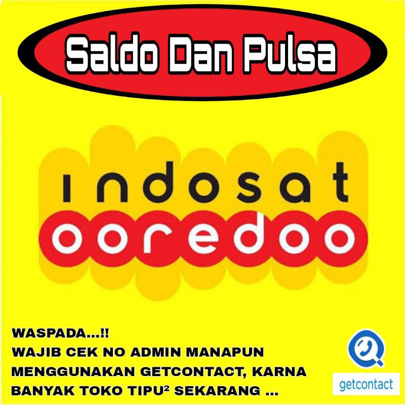 Saldo Dan Pulsa Indosat Ooredoo 500k - 1.000k