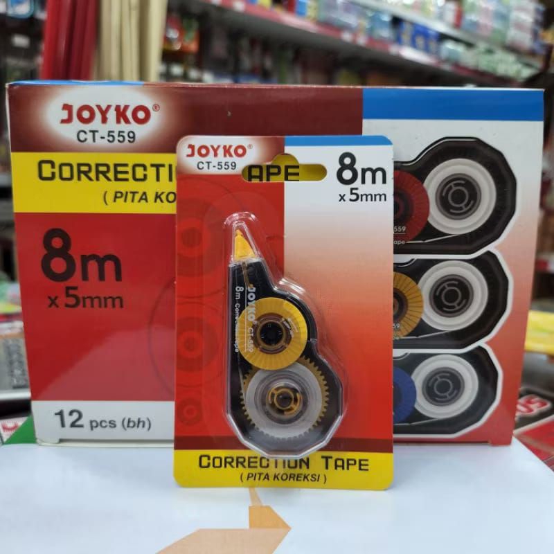 

Correction tape Tipe X Roll JOYKO CT-559 8 meter ( 12 pcs )