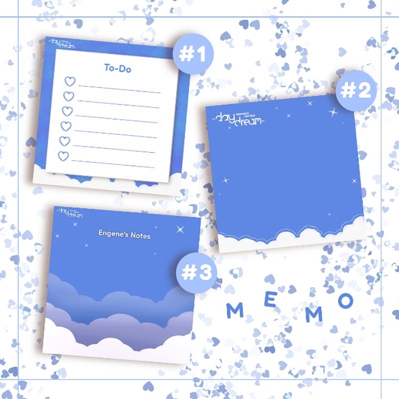 

Kertas Memopad Enhypen Daydream Unofficial