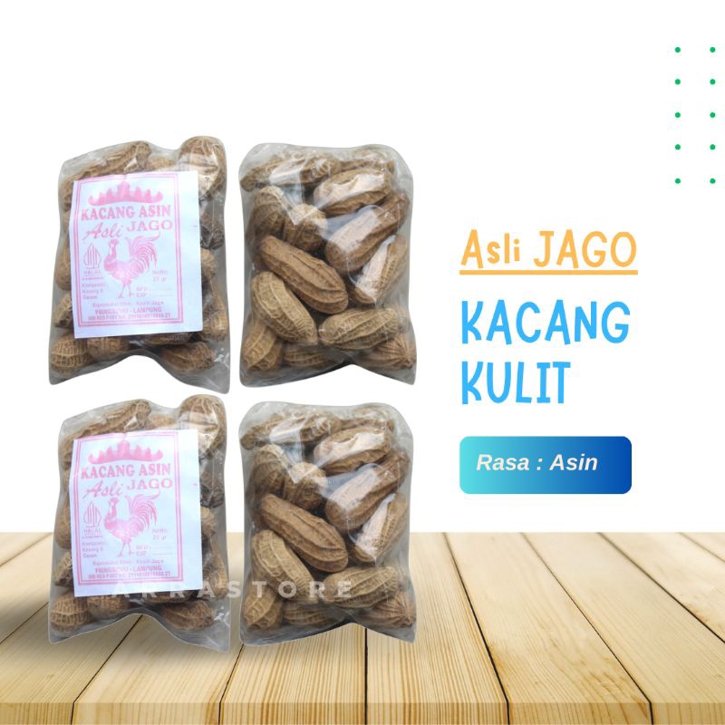 

KACANG KULIT CAP JAGO Kacang Asin Kualitas super