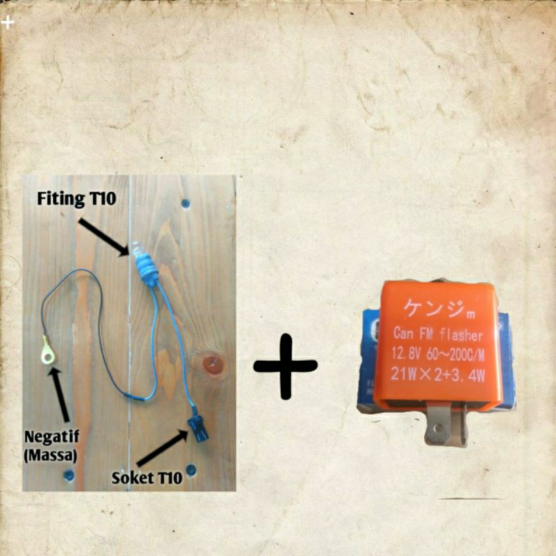 fiting soket indikator lampu sen anti eror