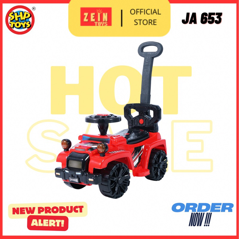 ZEINTOYS Mobilan dorong anak kendaraan anak jeep SHP Toys JA 653