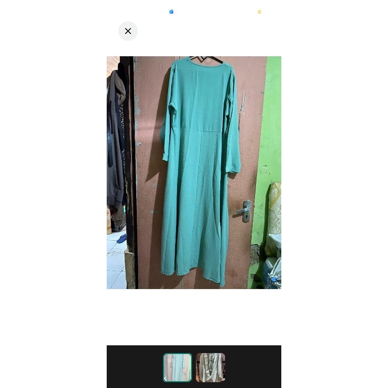 gamis organza