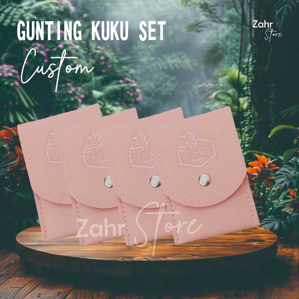ZAHR STORE SOUVENIR GUNTING KUKU SET CUSTOM