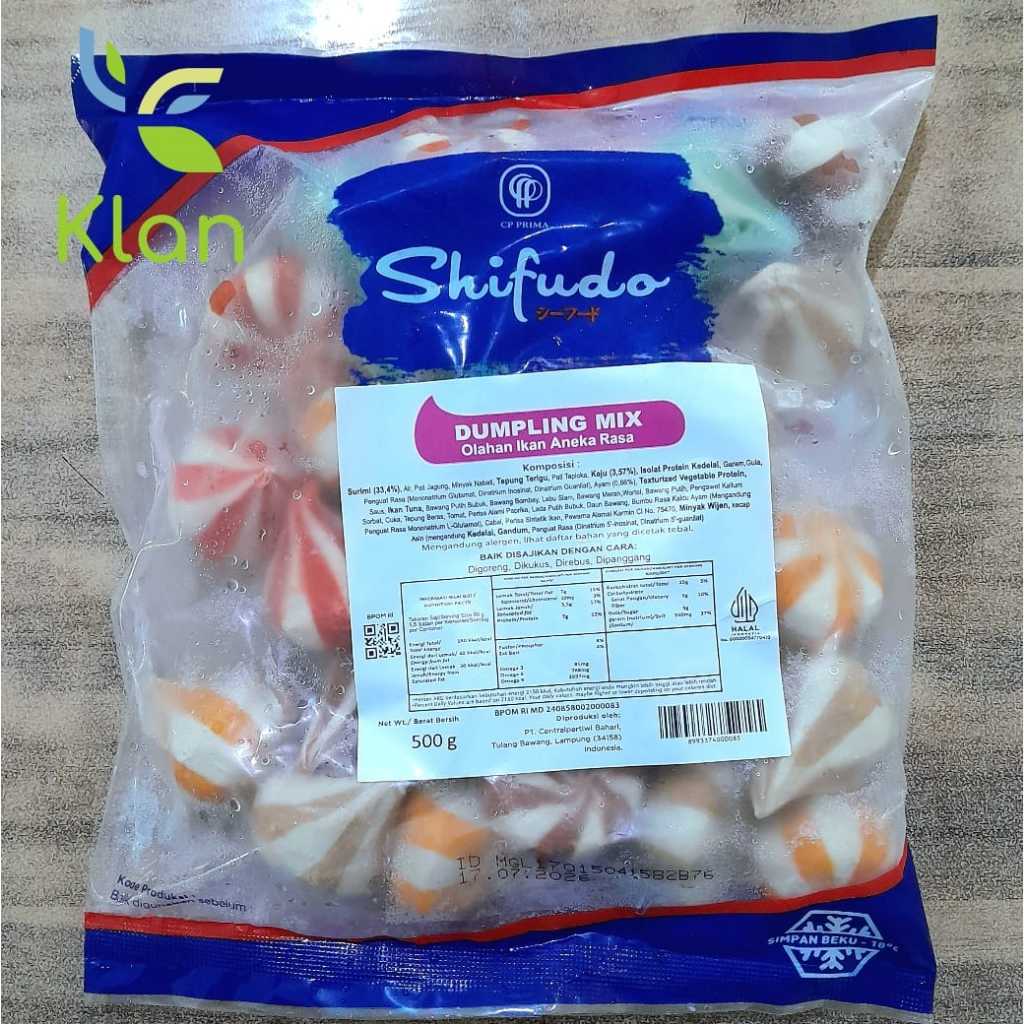 

SHIFUDO FISH DUMPLING MIX (CHESEE,SPICY,CHICKEN,TUNA,BULGOGI,GOLOGNESE) 500GR