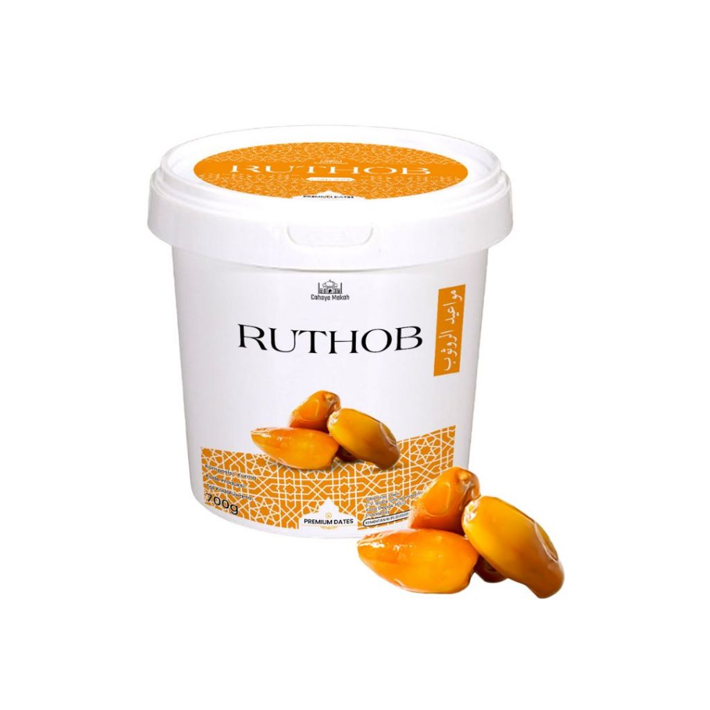 

Cahaya Mekah Kurma Ruthob 850g Kurma Setengah Matang Ruthob Super Premium Dates