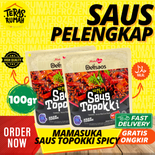 

MAMASUKA - SAUS TOPOKKI SPICY PEDAS 100GR