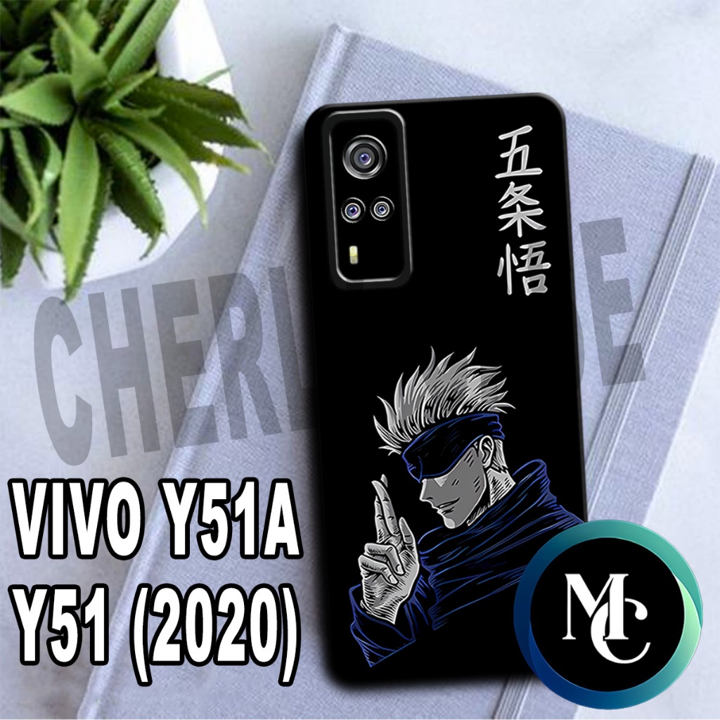 CC7/ Softcase karet lentur untuk VIVO Y51A DAN Y51(2020) /Motif ANIME GOJO/case VIVO Y51A/kesing VIV