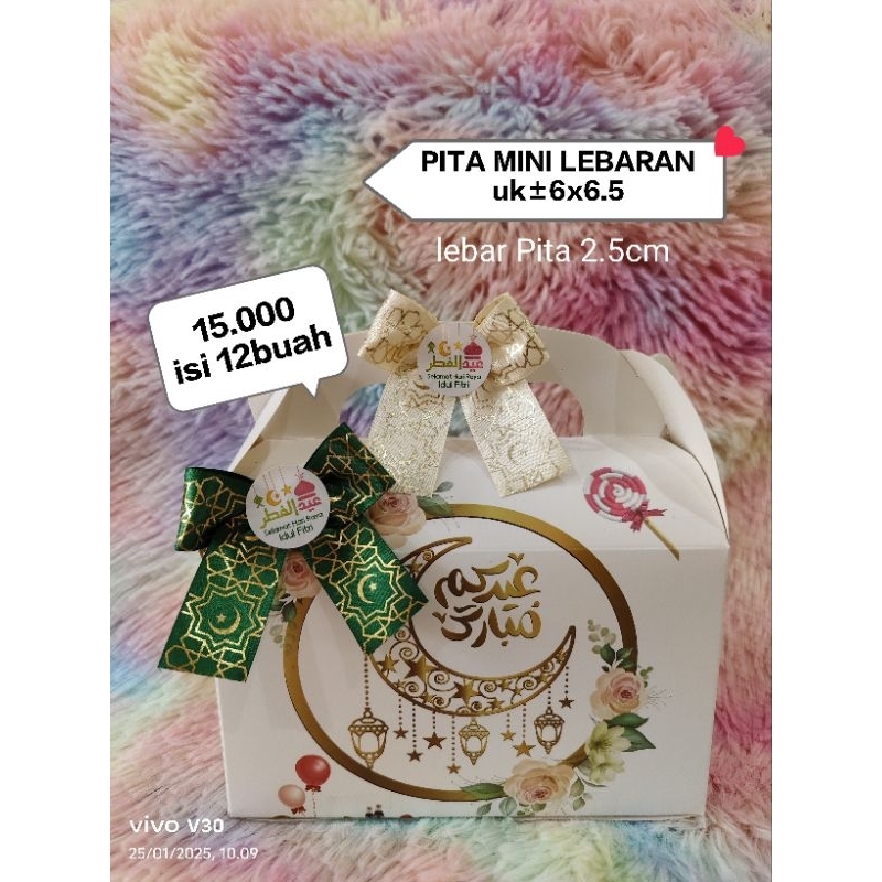 

TERMURAH PITA MINI LEBARAN 1PACK ISI 12BUAH