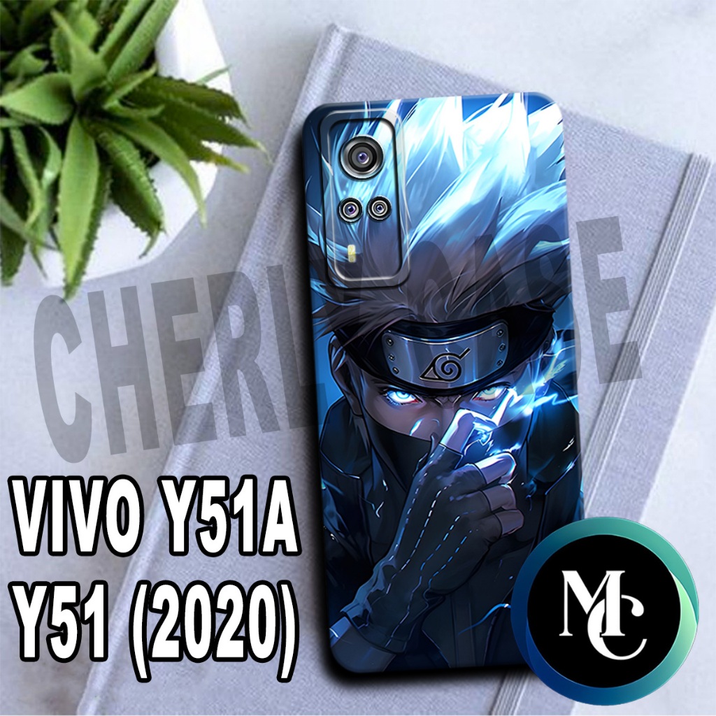 CC10/ Softcase karet lentur untuk VIVO Y51A DAN Y51(2020) /Motif ANIME NARUTO/case VIVO Y51A/kesing 