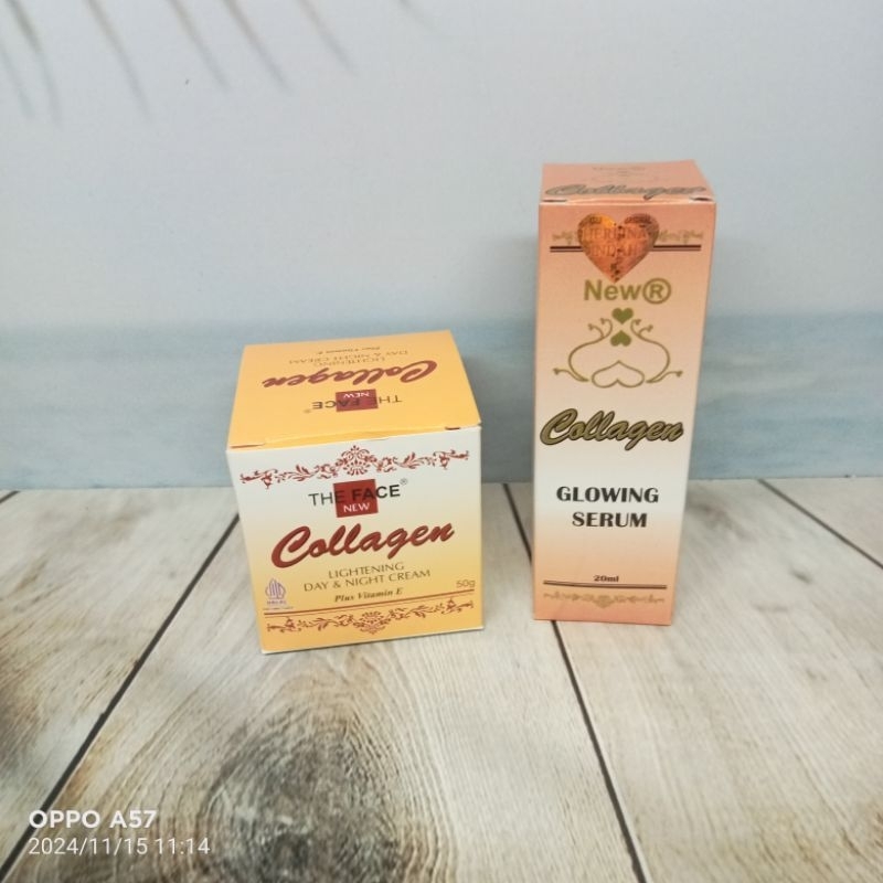 [BPOM] Paket Cream Collagen Susun & Serum Collagen glowing