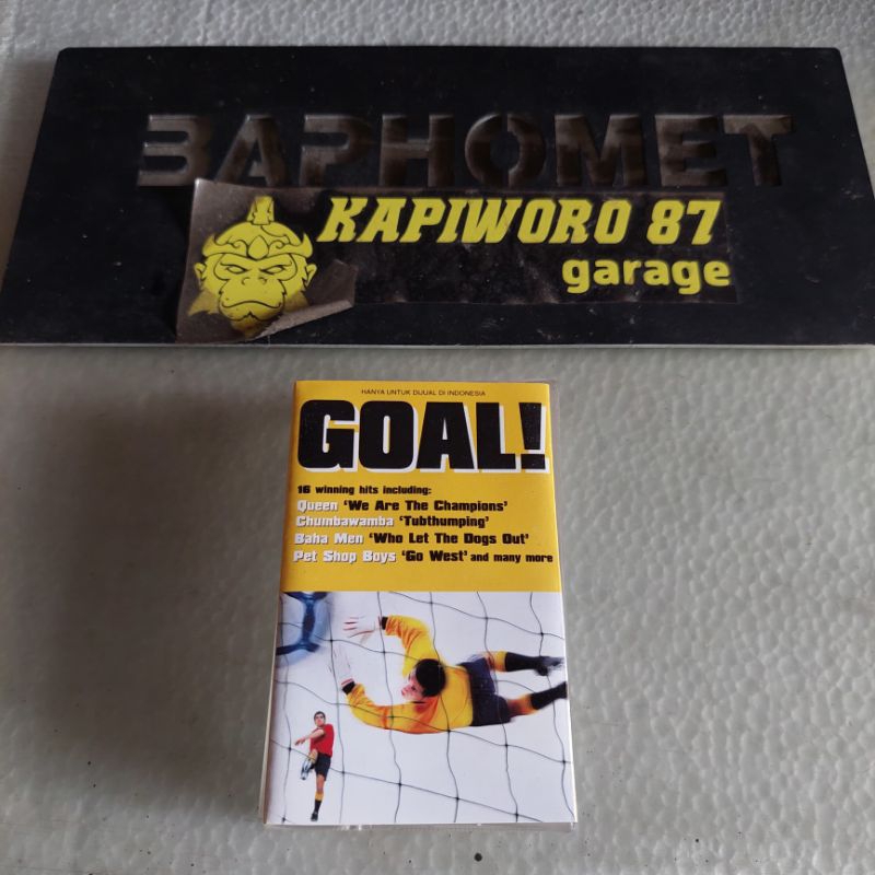 Kaset Pita Goal. Kompilasi lagu - lagu populer Barat