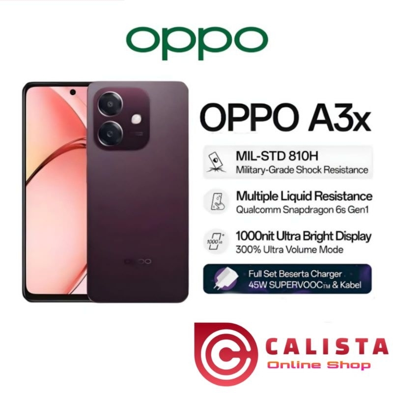 Oppo A3x Ram 4/64