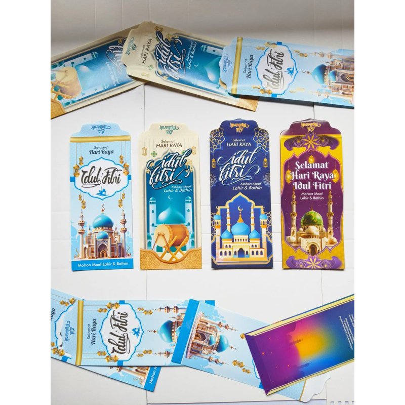 

Amplop Lebaran Panjang Isi 100 Lembar Tema Masjid / Angpao THR Idul Fitri Hari Raya 1 pak isi 100 lembar uk 18.5 x 7,5 Rilisan Terbaru