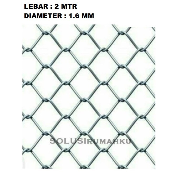 [ INSTANT ] [ 10 MTR ] Kawat Harmonika tinggi 2 meter x tebal 1.6 mm / Ram Wajik Pagar Kandang Hewan
