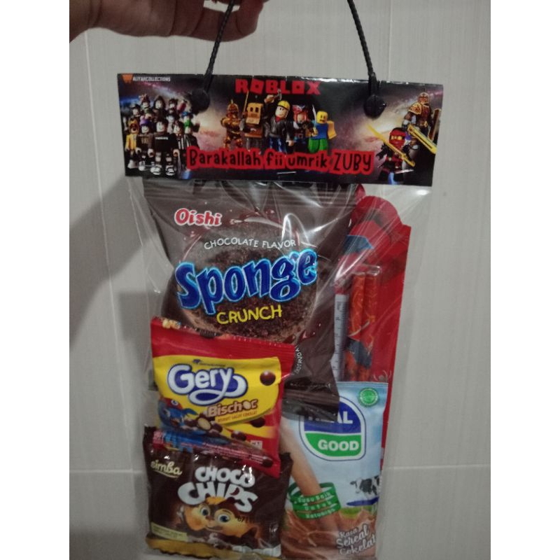 

MURAH!! Paket snack ekonomis dengan alat tulis Ulang tahun/Khitan/Graduation/Dll free kartu ucapan