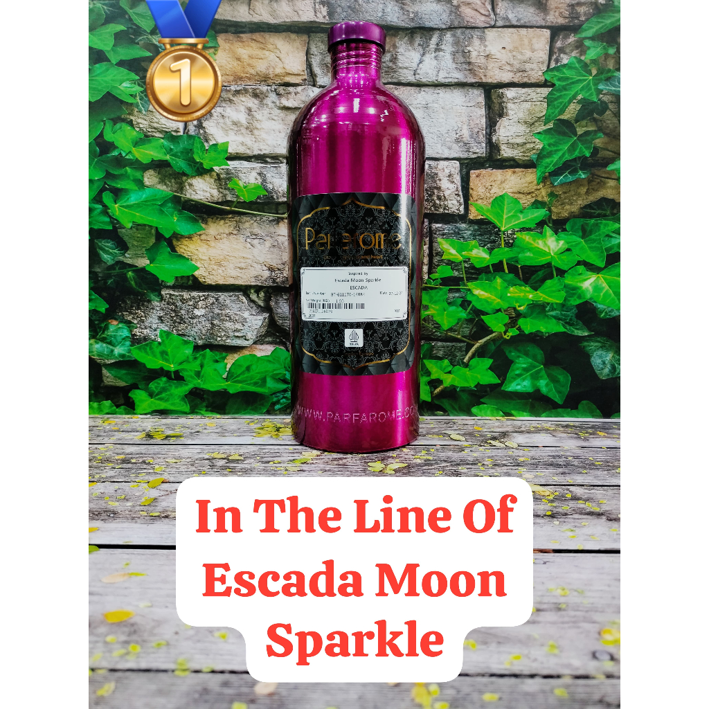 BIBIT PARFUM DARI PARFAROME PREMIUM (ESCADA MOON SPARKLE) KEMASAN SEGEL KALENG 1 KG (ORIGINAL)