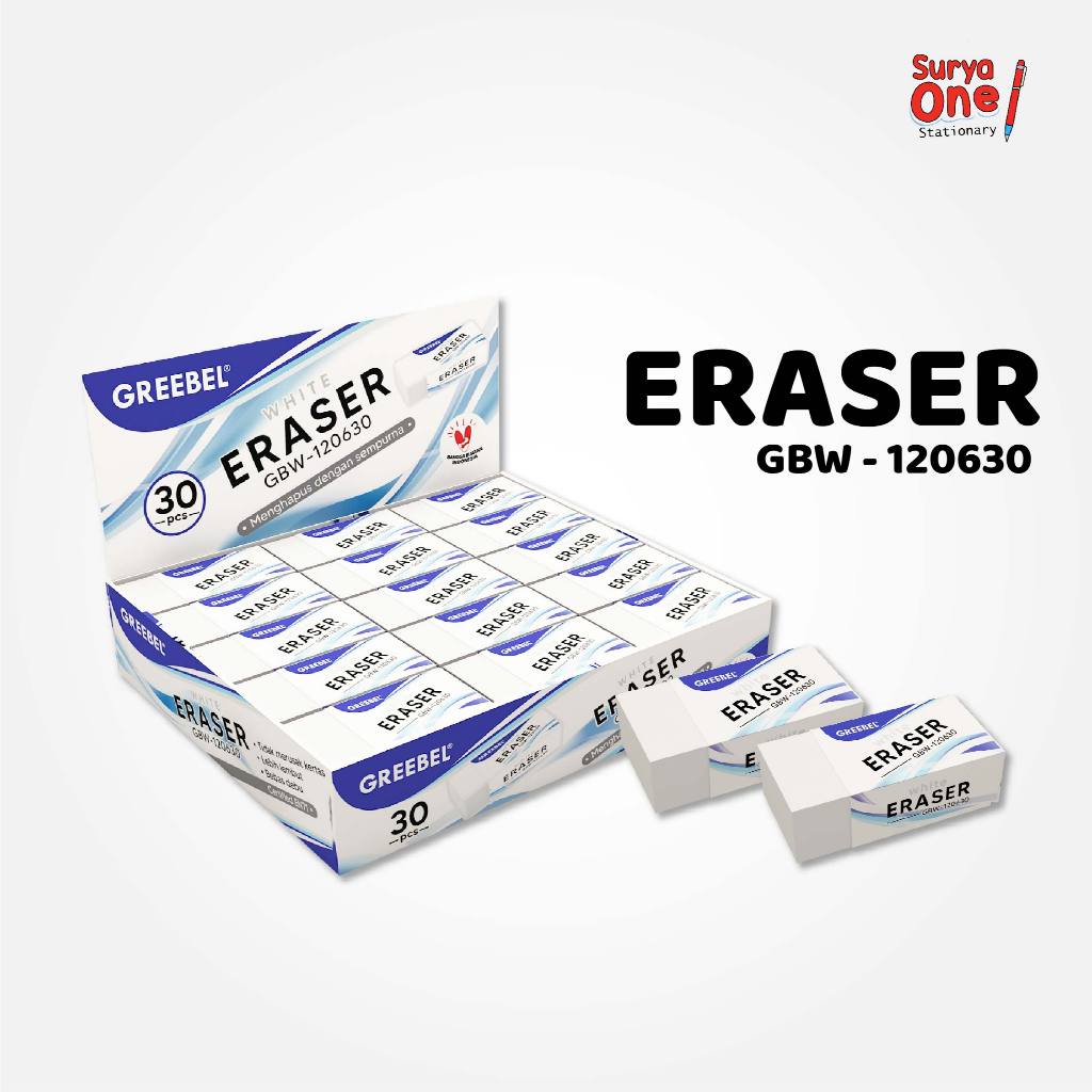

Penghapus Greebel GBW -120630 / Eraser / Stip / Penghapus Karet Suryaone