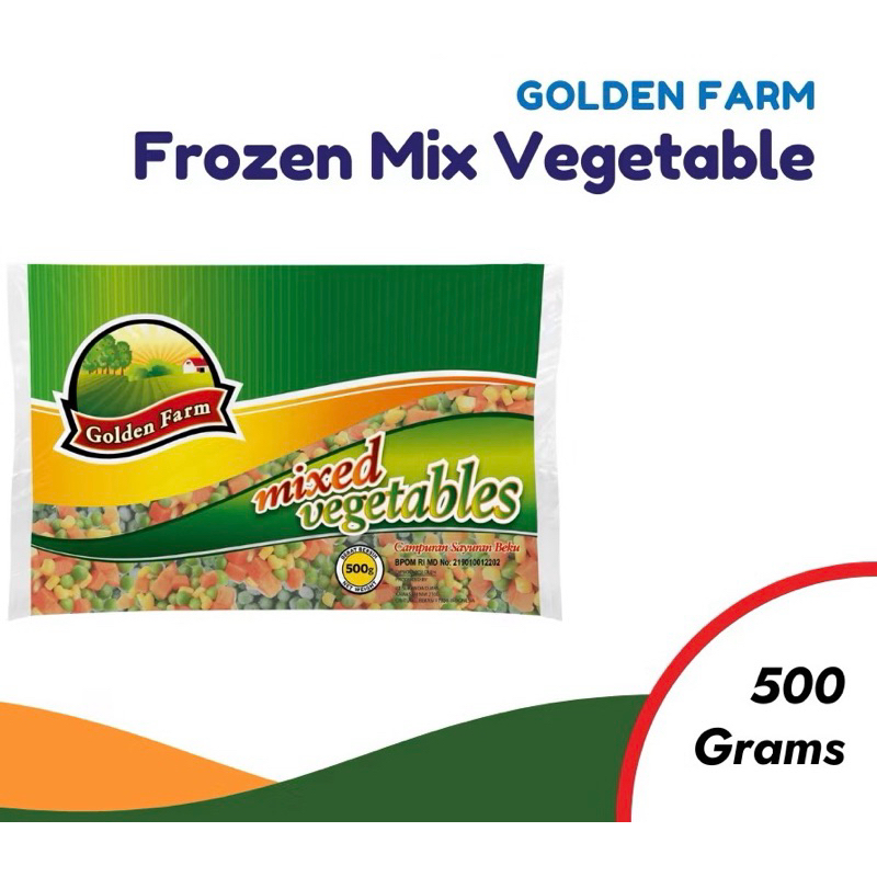 

MIXED VEGETABLE GOLDEN FARM (500GRAM)