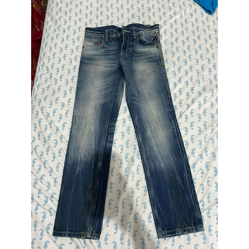 Celana Jeans Anak dengan Hiasan Pria Tommy Hilfiger lp 36 cm
