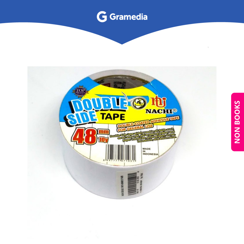

Gramedia Surabaya - Nachi Double Tape 48mmx10 Yard