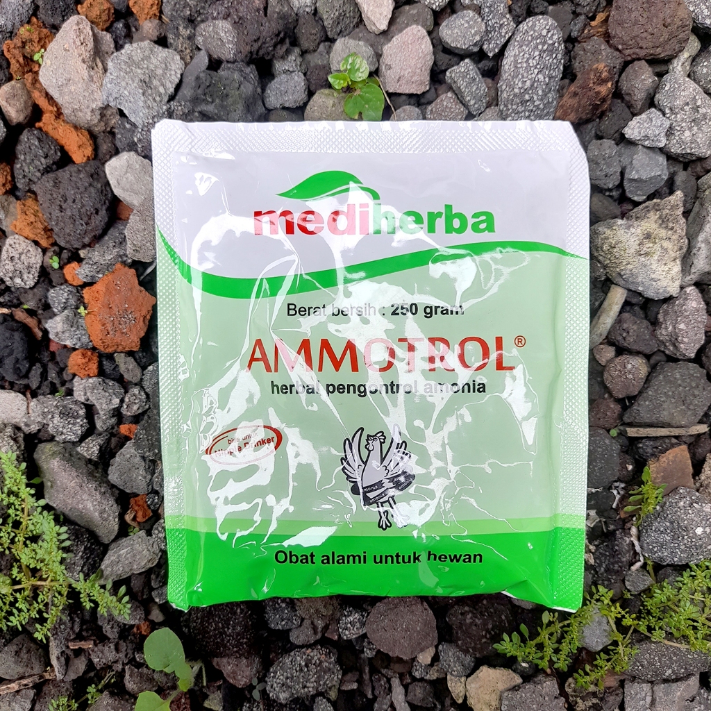 Ammotrol 250 Gram - Obat Herbal Penghilang Bau Kotoran Ayam Sapi Babi