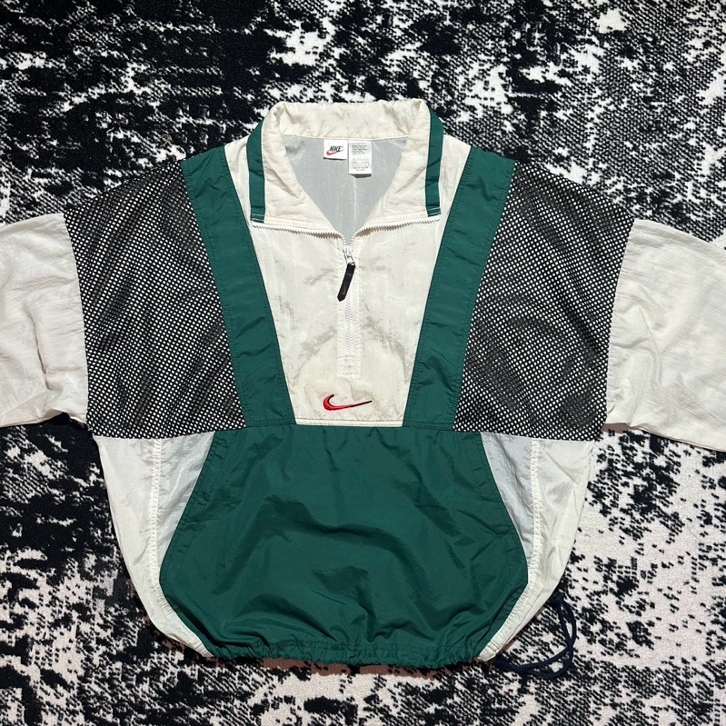 Windbreaker Nike RARE 90's Big Logo Vintage Colorblock Unisex