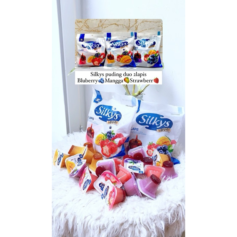 

Silkys pudibg Duo jelly dua lapis 1pack isi 10