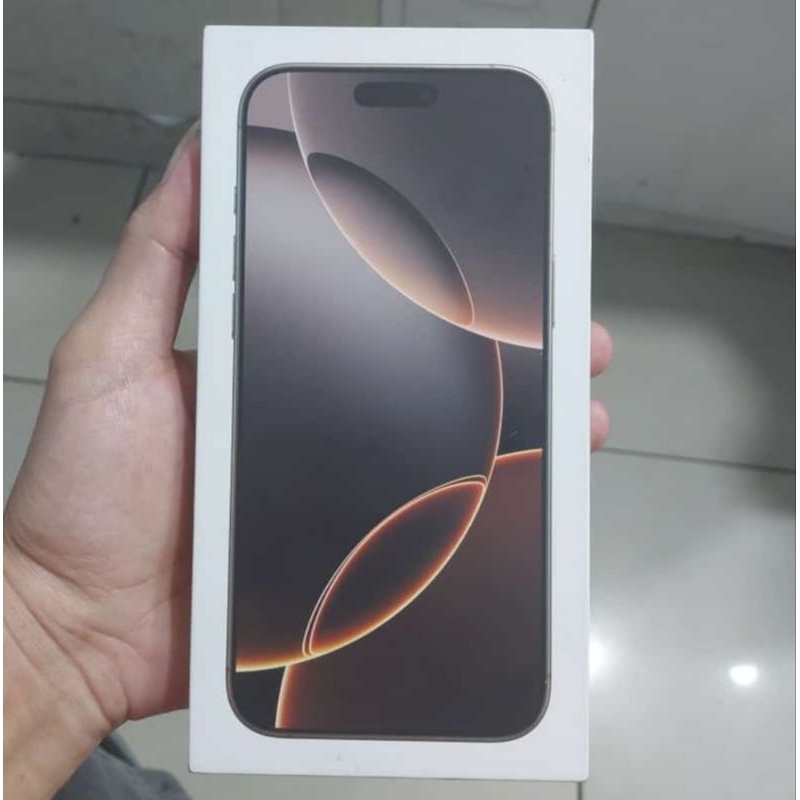 Iphone 16 Pro Max 256GB Dessert Titanium NEW Inter Beacukai PERMANEN