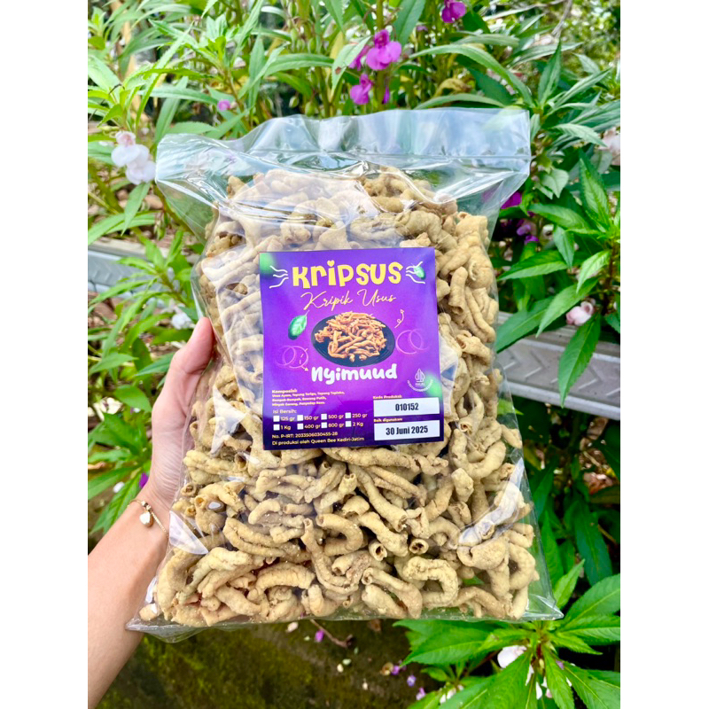 

Kripik usus ayam crispy 1 kg premium nyimud