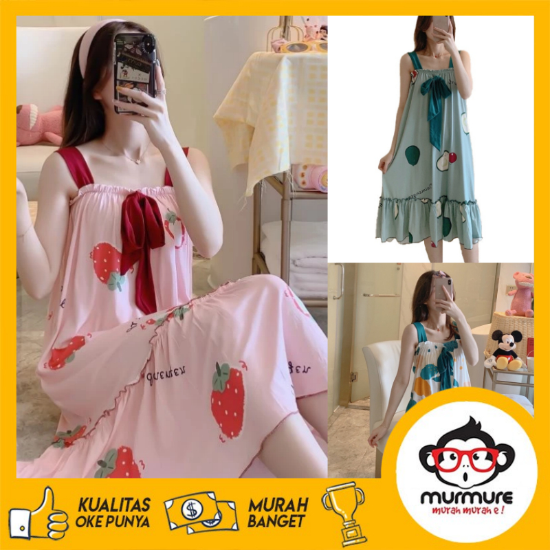 MURMURE I ID  DASTER IMPORT BABYDOLL LEISURE WEAR KKUM TERBARU BAJU TIDUR PIYAMA WANITA KOREA KEKINI