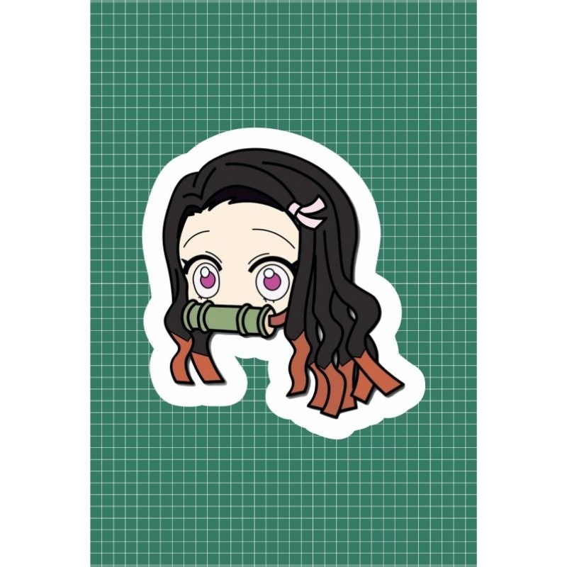 STICKER ANIME VYNIL HOLOGRAM ANTI AIR