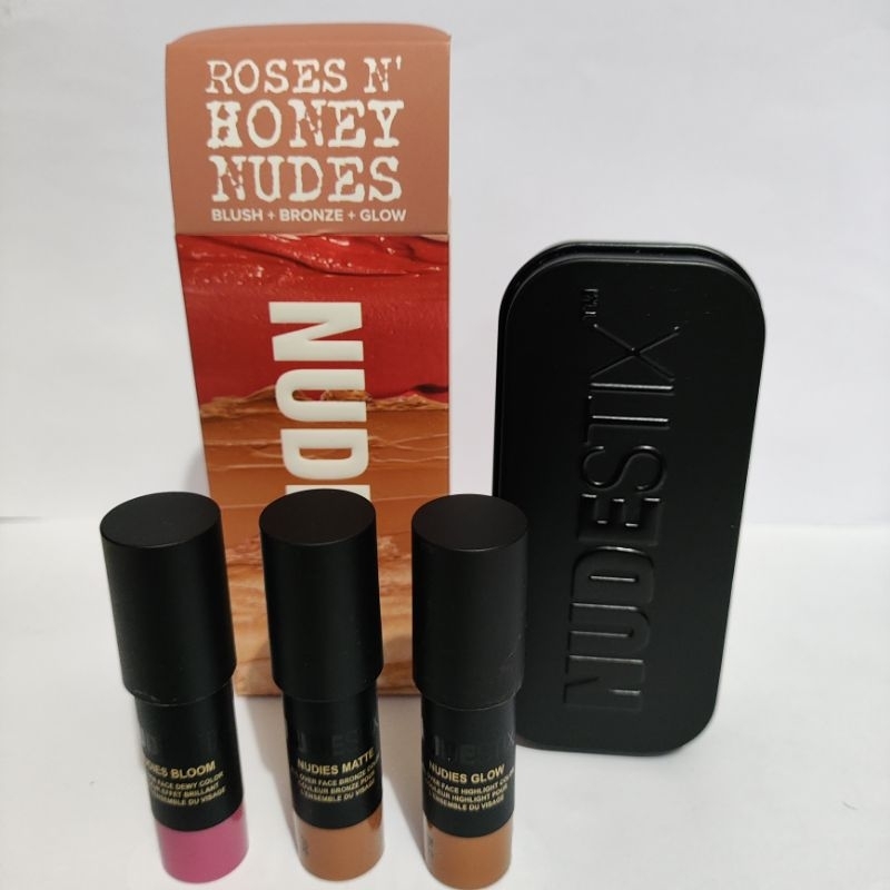 NUDESTIX_ROSES&HONEY NUDES_BLUSH+BRONZER+GLOW_DISKON 15%