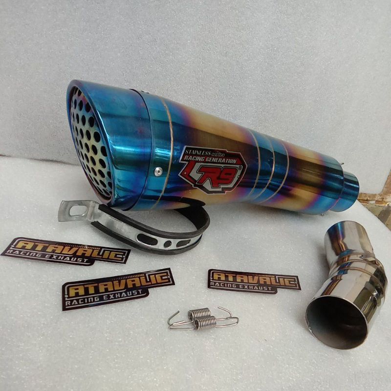 Knalpot Racing R9 H2+ slipon for NINJA250FI new NINJA250KARBU NINJA250MONO Z250 CBR250RR CBR250R THA