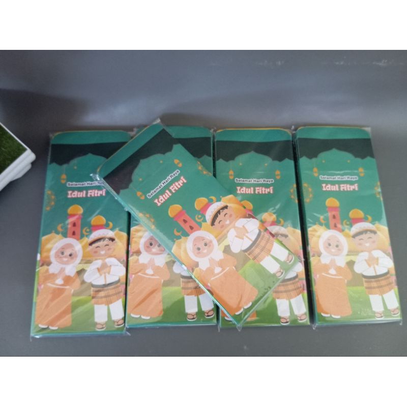 

Amplop lebaran "long" jumbo isi 10