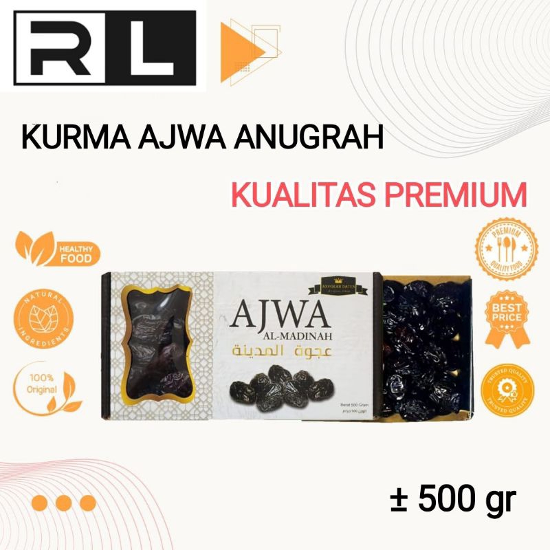 

Kurma Ajwa Anugrah Premium Dus 500 gr