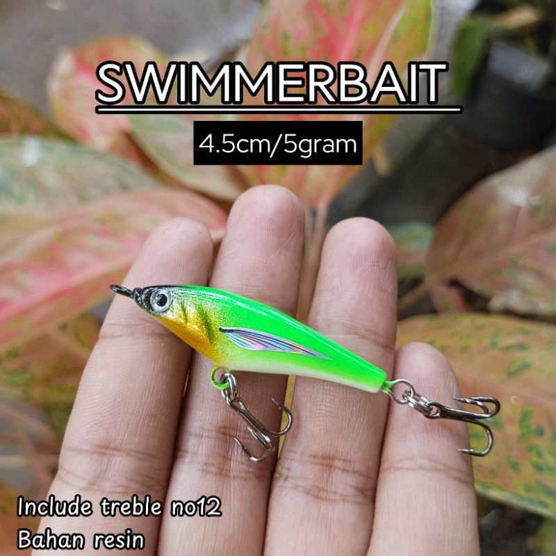 LURE CASTING SWIMMER SWIM BAIT 4.5CM UMPAN CASTING HAMPALA