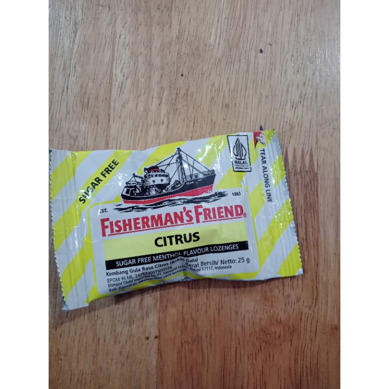 

FISHERMAN'S FRIEND CITRUS SUGAR FREE