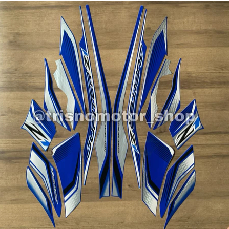 Striping yamaha jupiter z1 z1 2014 biru sticker stiker list body polet JUPITER standar terlaris